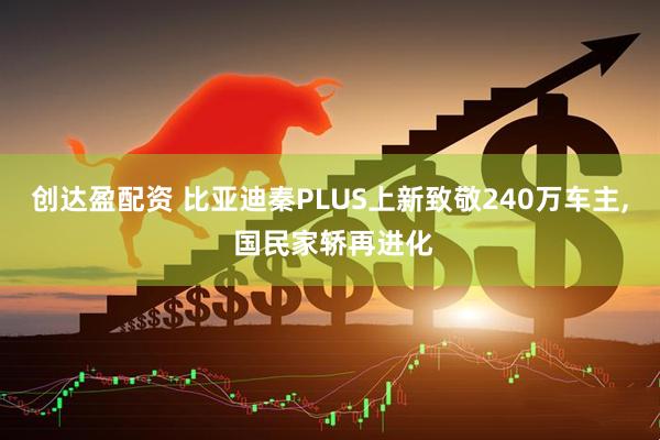 创达盈配资 比亚迪秦PLUS上新致敬240万车主, 国民家轿再进化