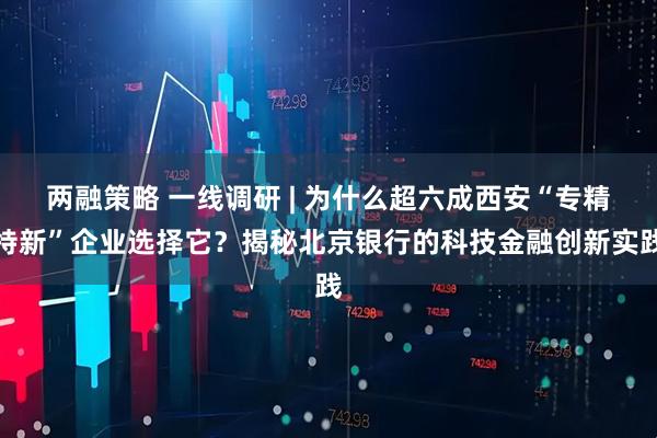 两融策略 一线调研 | 为什么超六成西安“专精特新”企业选择它?揭秘北京银行的科技金融创新实践