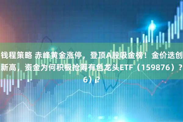 钱程策略 赤峰黄金涨停，登顶A股吸金榜！金价迭创新高，资金为何积极抢筹有色龙头ETF（159876）？
