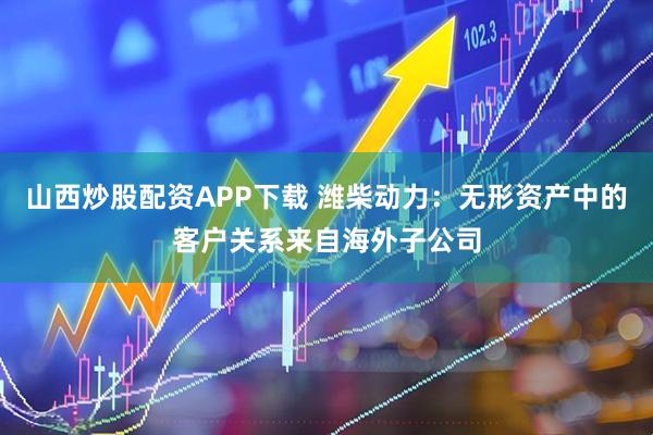 山西炒股配资APP下载 潍柴动力：无形资产中的客户关系来自海外子公司